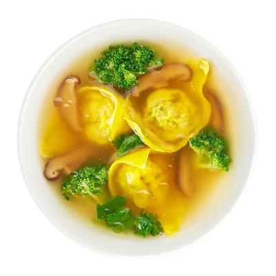 Кантонский суп с вонтонами